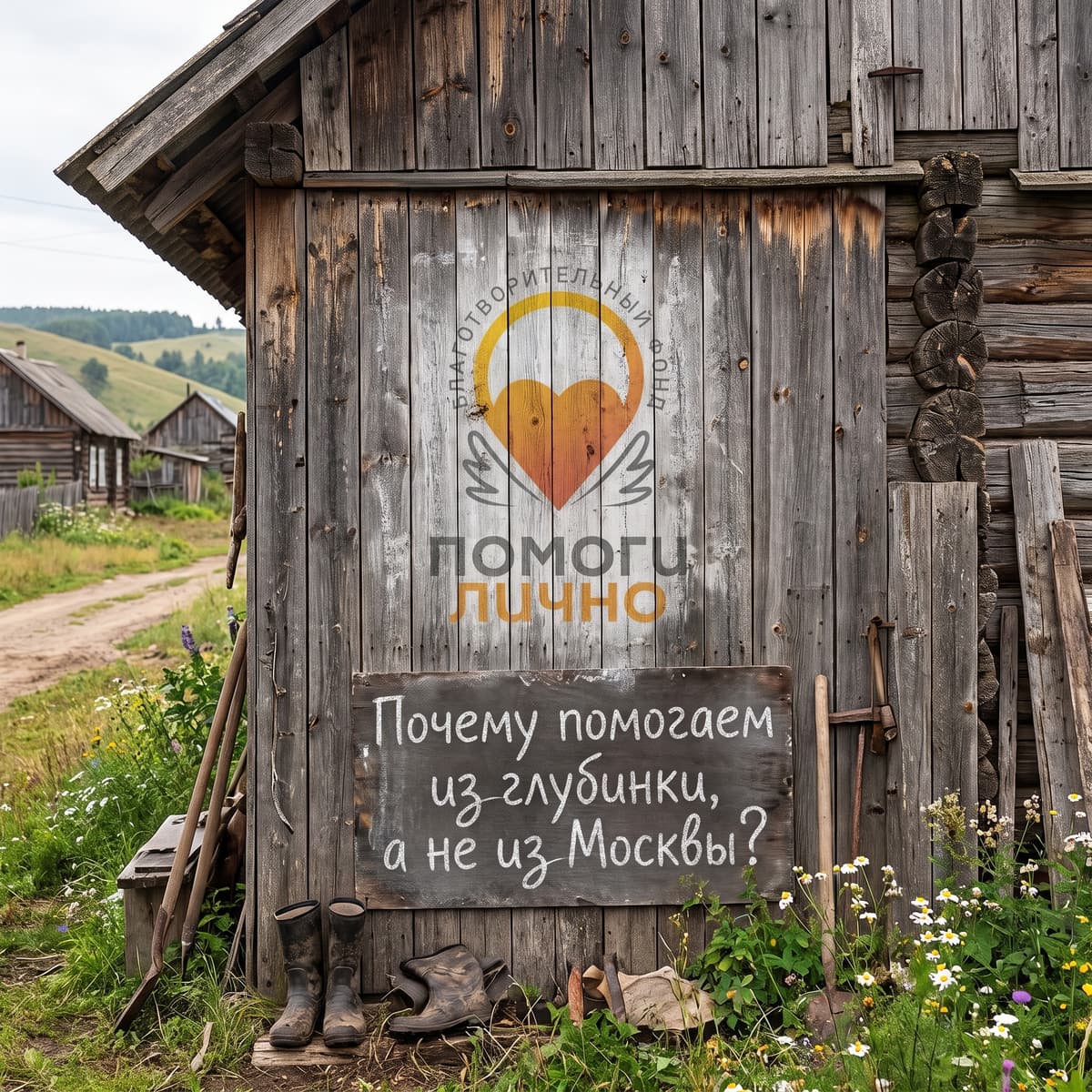 Почему помогаем из глубинки, а не из Москвы?